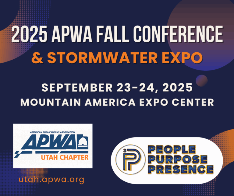 2025 APWA Fall Conference and Stormwater Expo – APWA Utah Chapter